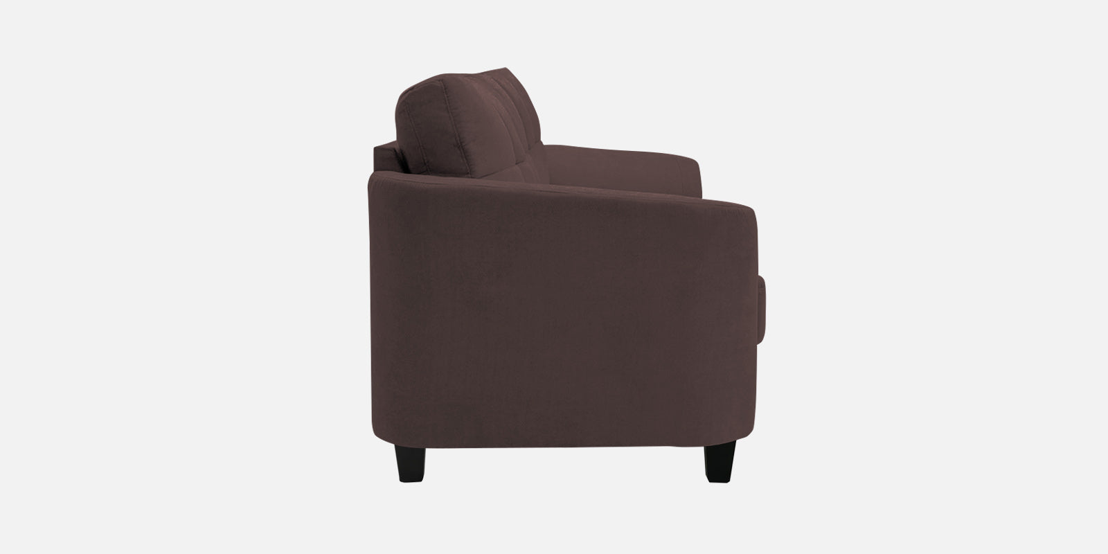 Mulan Fabric 2 Seater Sofa In Night Brown Colour - Febonic Living