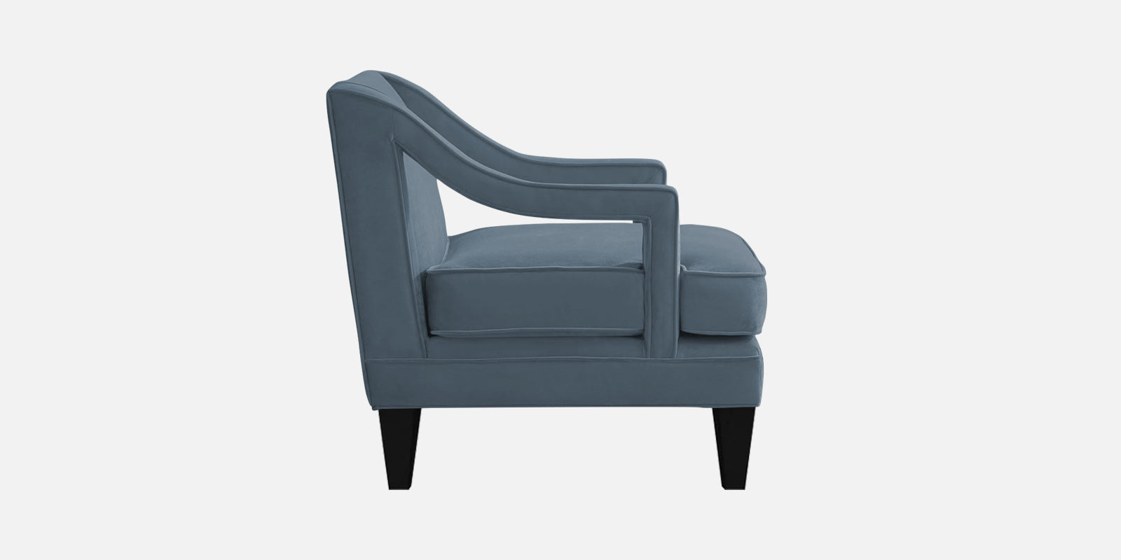 Daffy Velvet 3 Seater Sofa In Oxford Blue Colour - Febonic Living