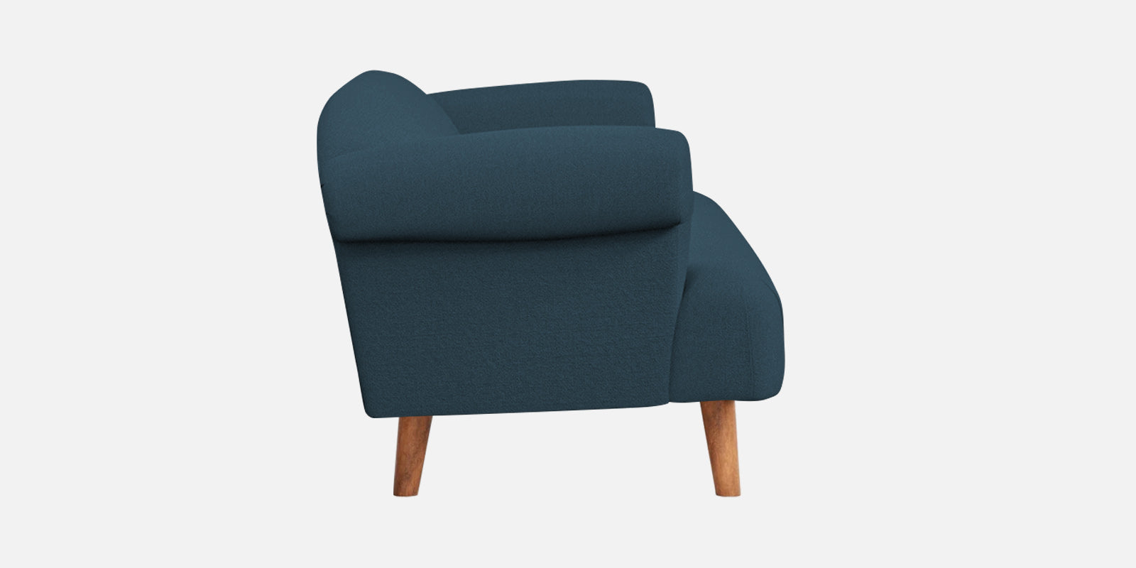 Barber Fabric 2 Seater Sofa In Cool Blue Colour - Febonic Living