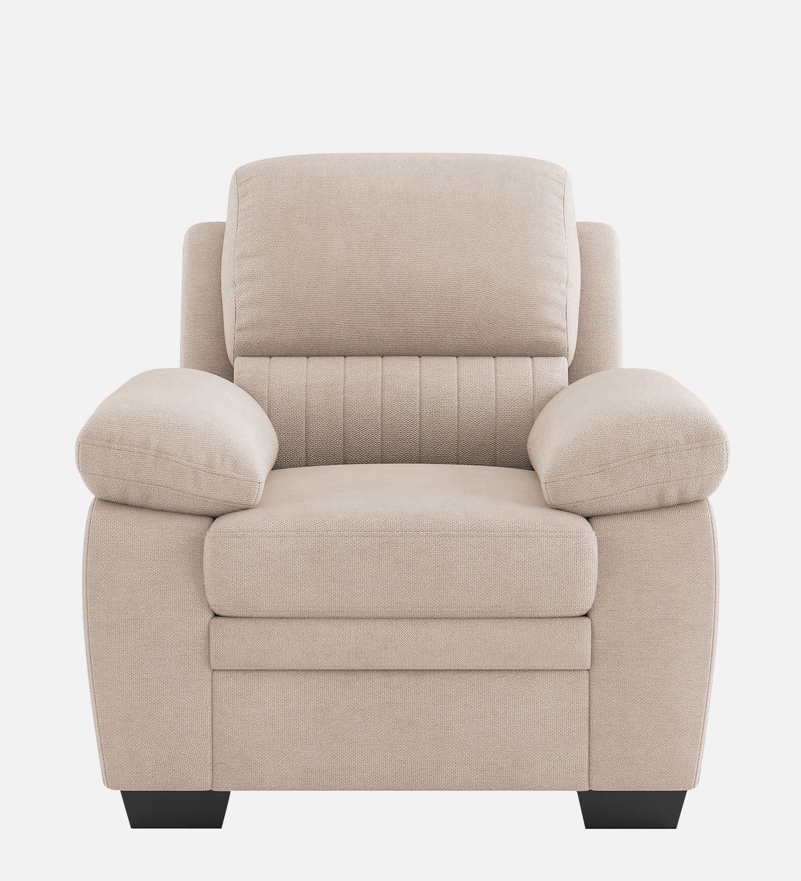 Miranda Velvet 1 Seater Sofa In Camel Beige Colour - Febonic Living