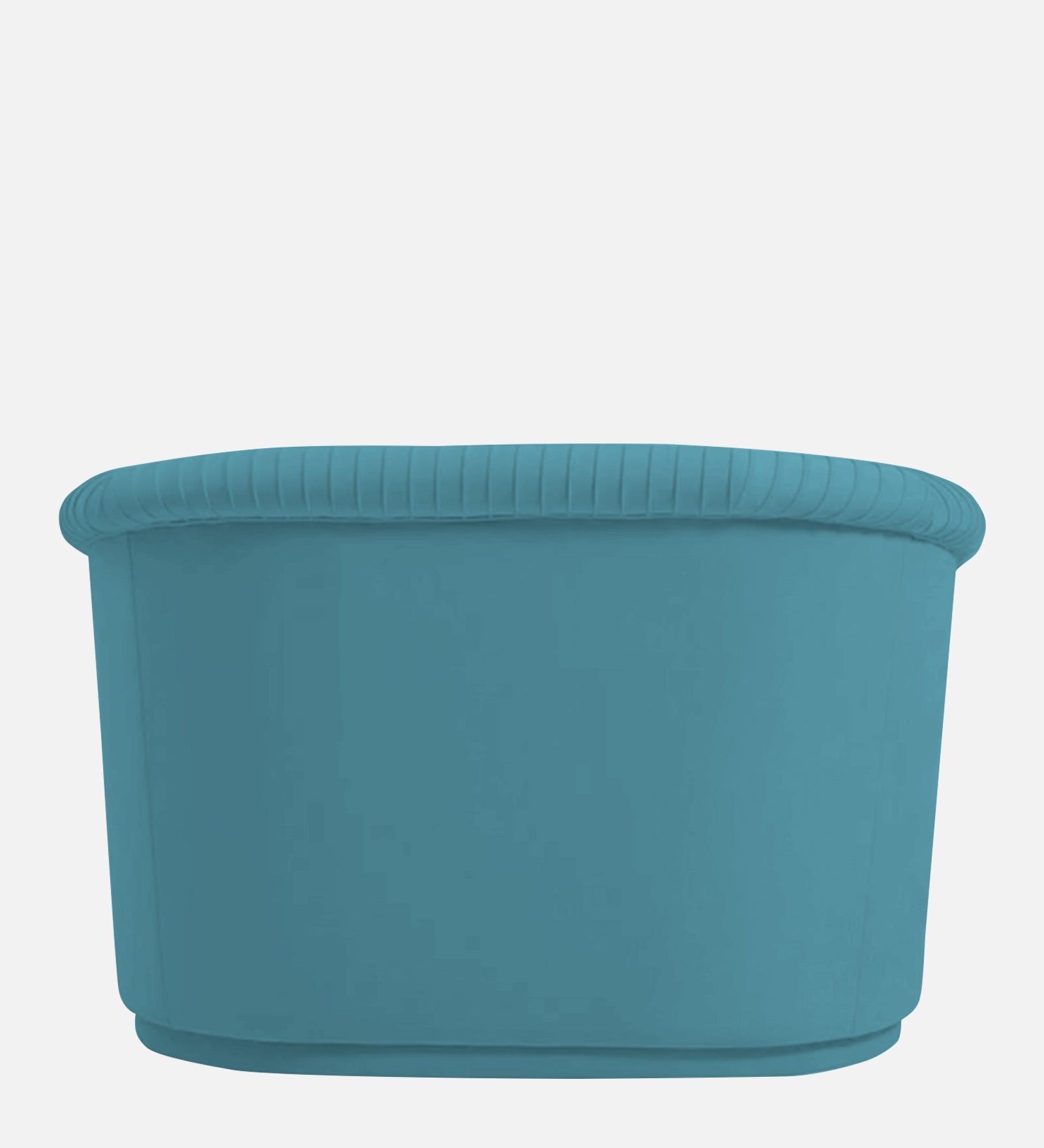 Yara Velvet Fabric 1 Seater Sofa In Aqua Blue Colour - Febonic Living