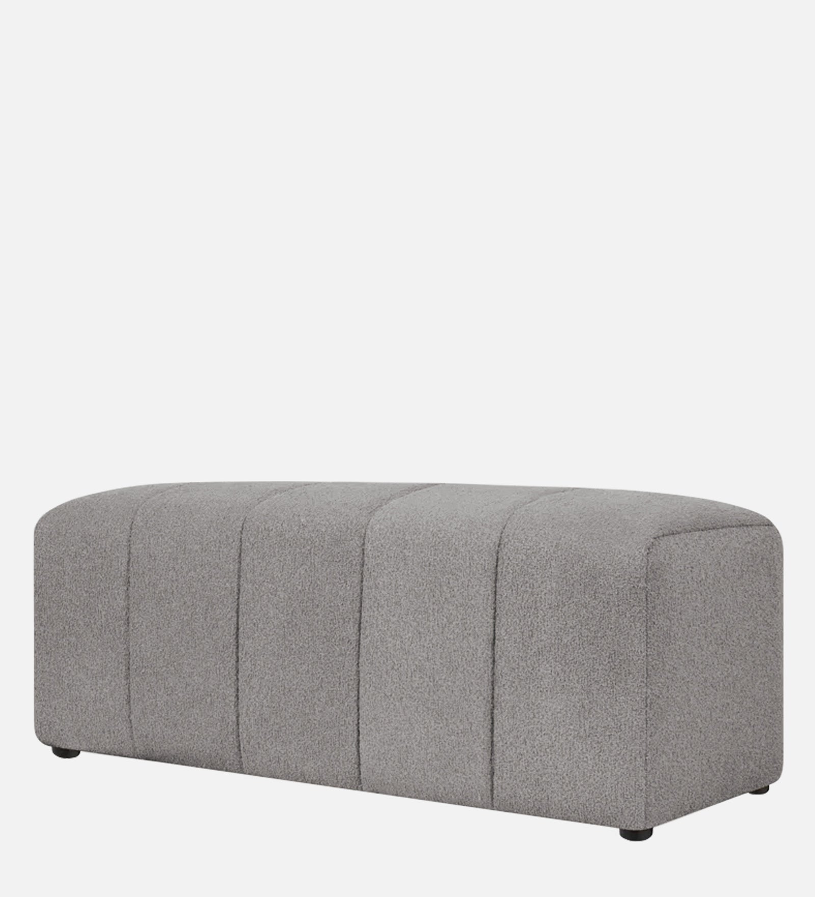 Rexi Boucle Fabric Bench In Swedan Gary Colour - Febonic Living