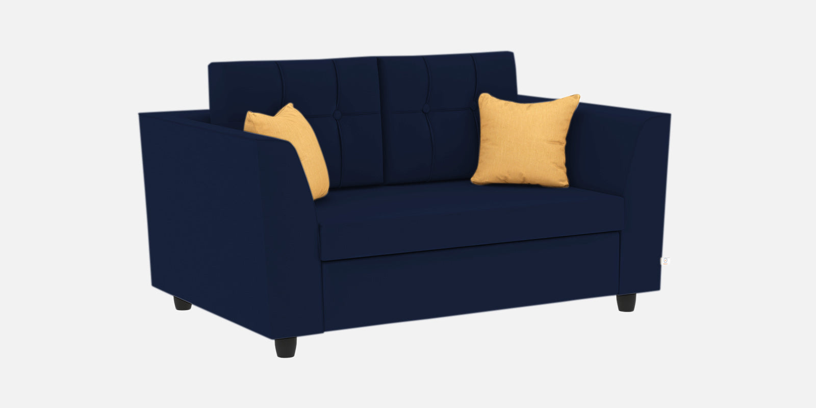 Nestin Velvet 2 Seater Sofa In Indigo Blue Colour - Febonic Living