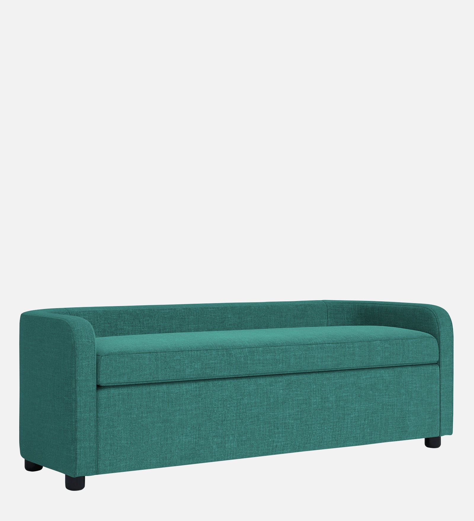 Cooper Fabric Storage Bench In Sea Green Colour - Febonic Living