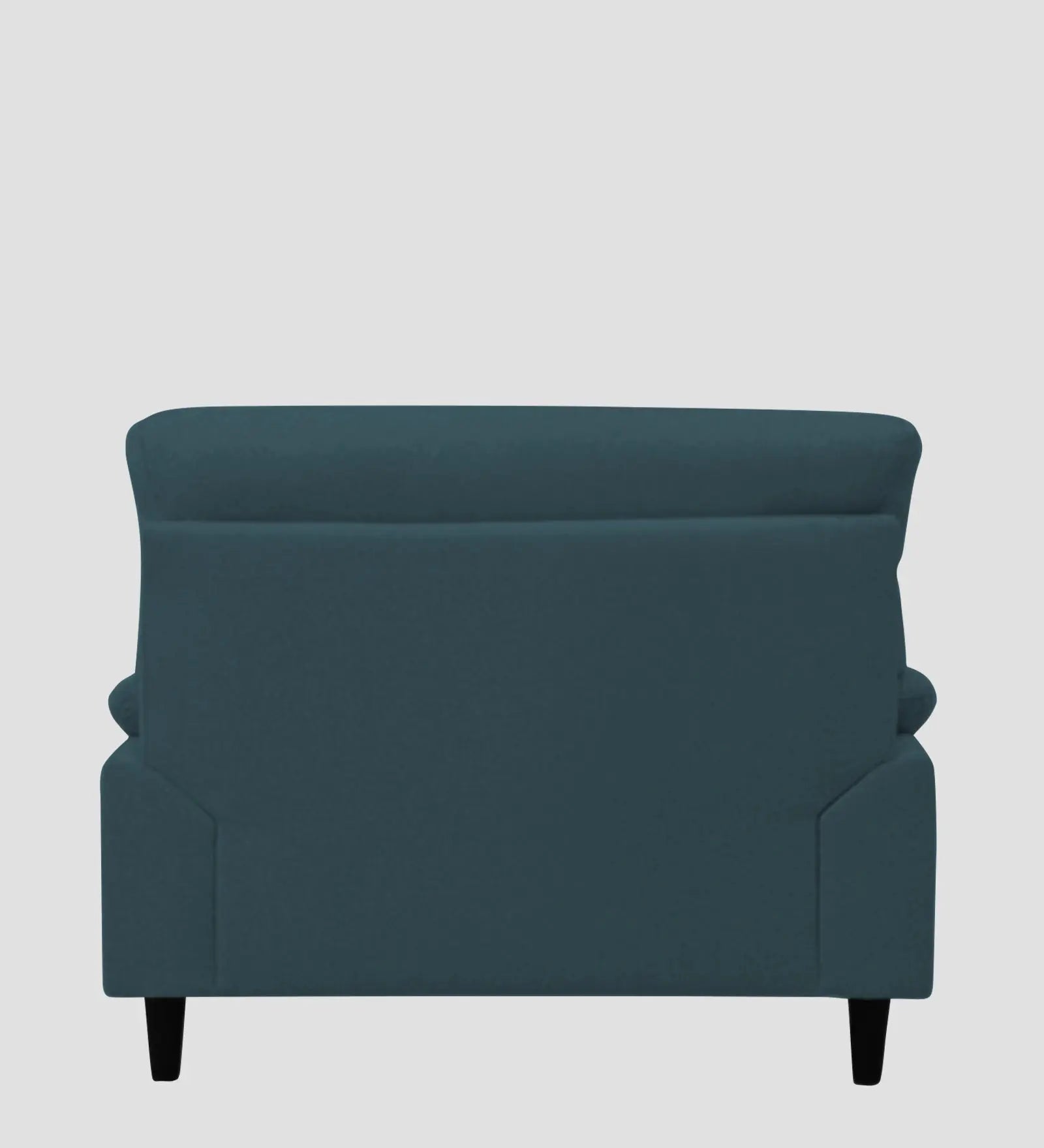 Zibby Fabric 1 Seater Sofa In Sea Blue Colour Febonic Living