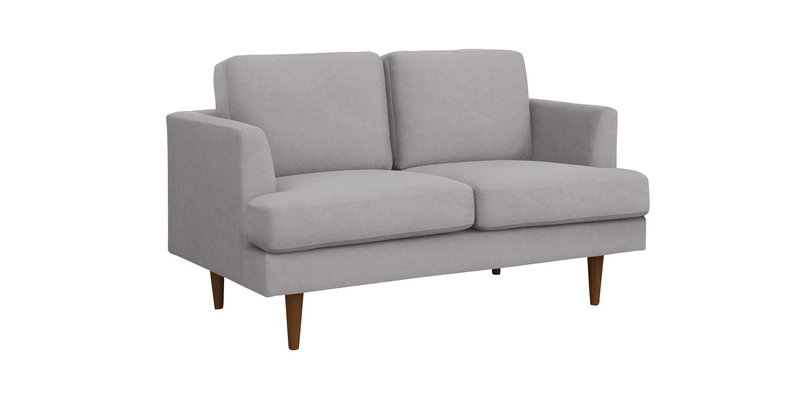 Motra Velvet 2 Seater Sofa In Concrete grey Colour - Febonic Living