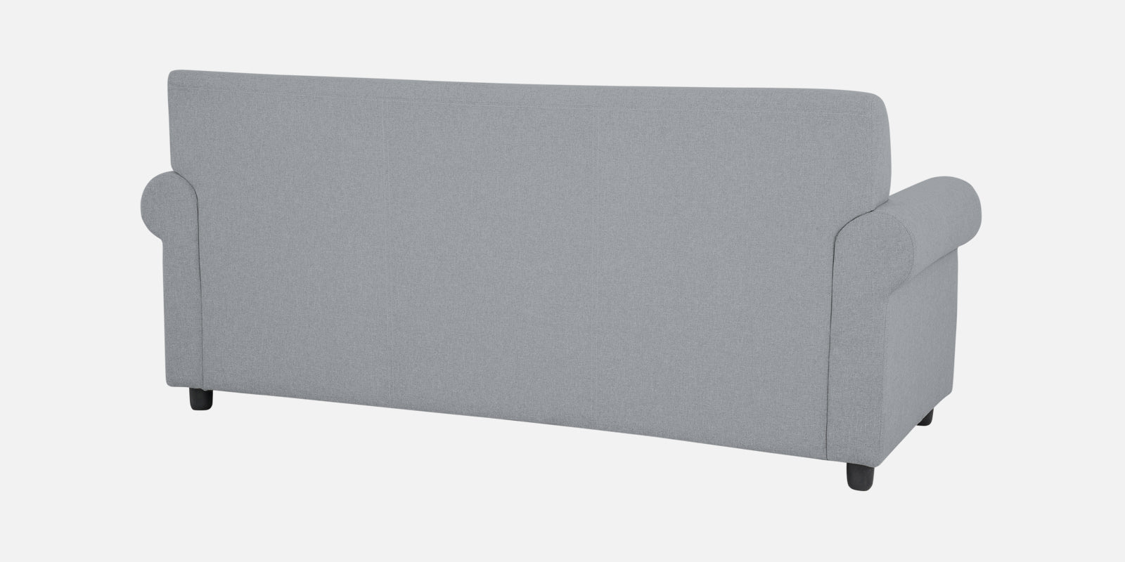 Ribby Fabric 3 Seater Sofa in Coin Grey Colour