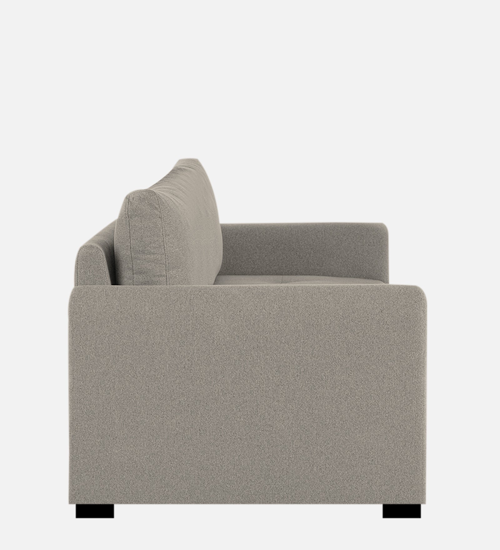 Sigma Fabric 1 Seater Sofa In Ash Grey Colour - Febonic Living