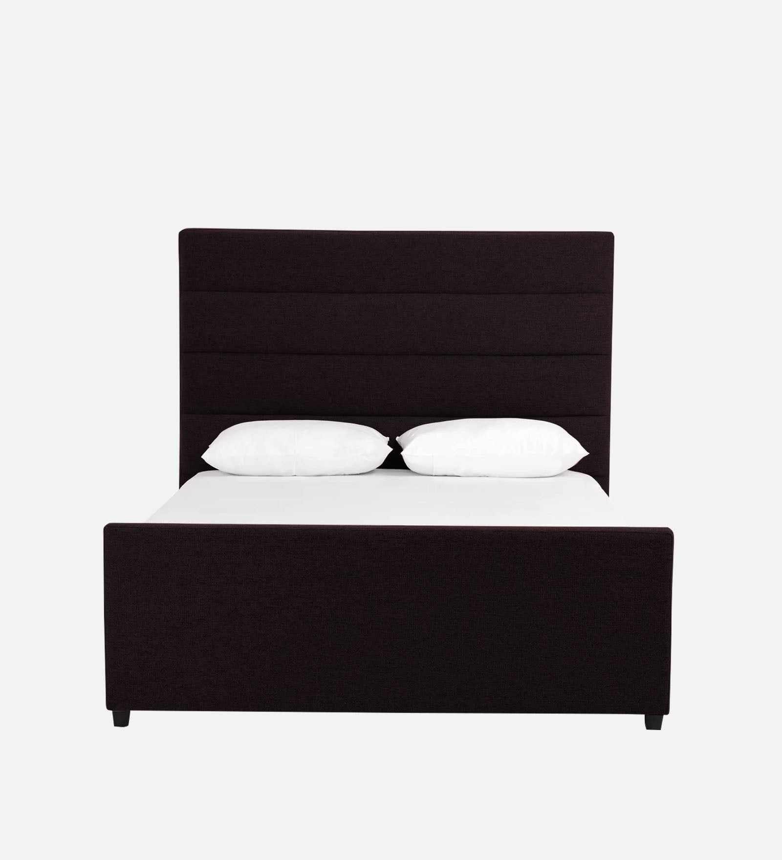 Pollen Fabric King Size Bed In Cara Brown Colour - Febonic Living