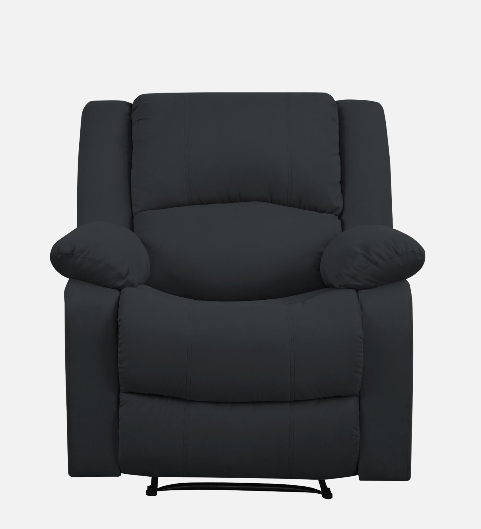 Henry Fabric 1 Seater Manual Recliner In Charcoal Grey Colour - Febonic Living
