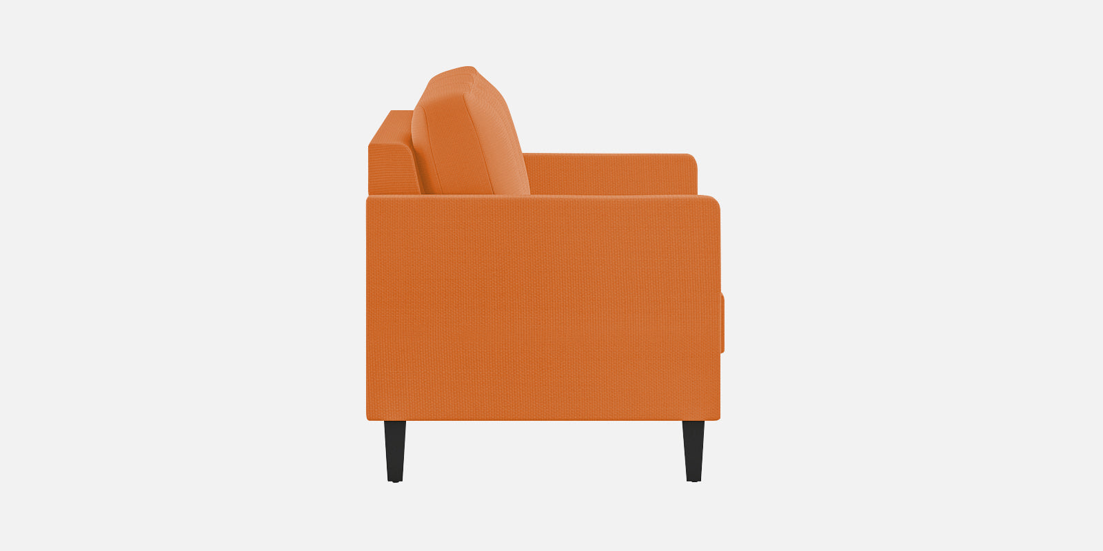 Nori Fabric 3 Seater Sofa In Dark Orange Colour - Febonic Living