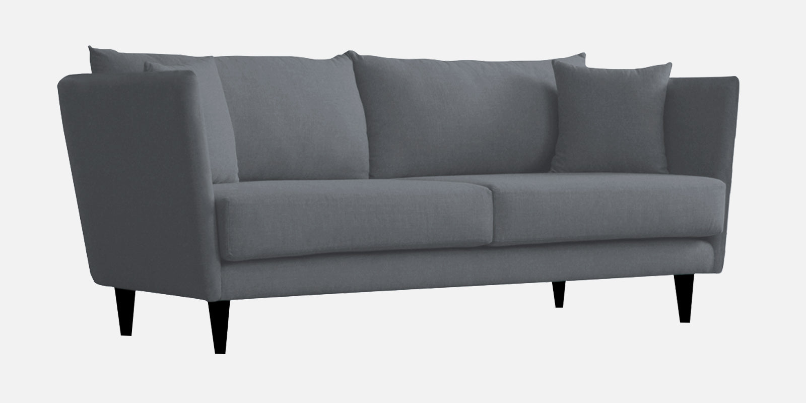 Norway Velvet 3 Seater Sofa In Pubble Grey Colour - Febonic Living