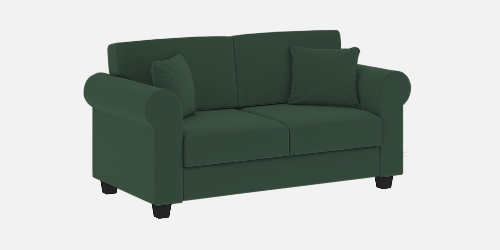 Numonk Velvet 2 Seater Sofa In Amazon Green Colour - Febonic Living