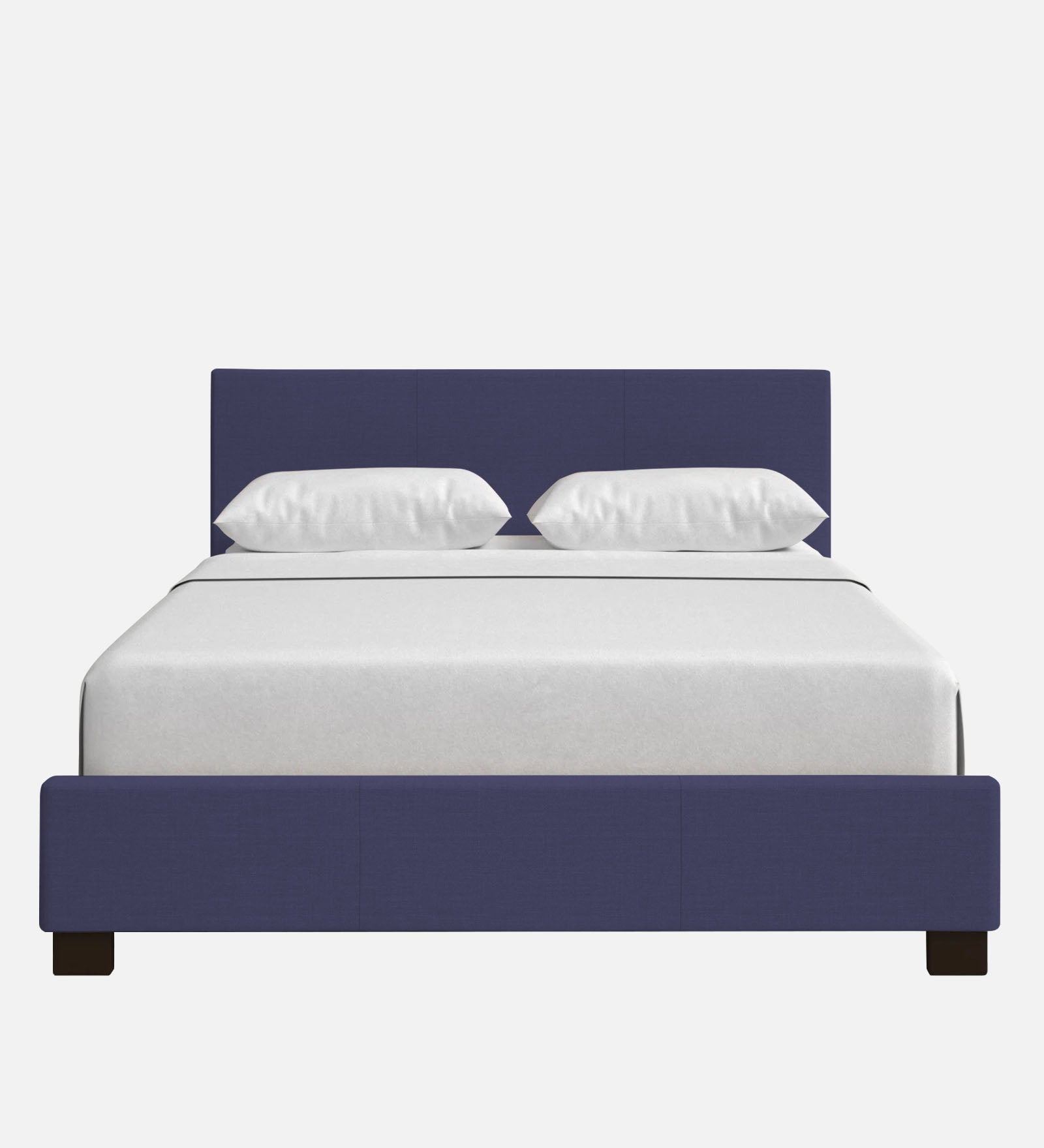 Lora Fabric King Size Bed in Slate Blue Colour - Febonic Living