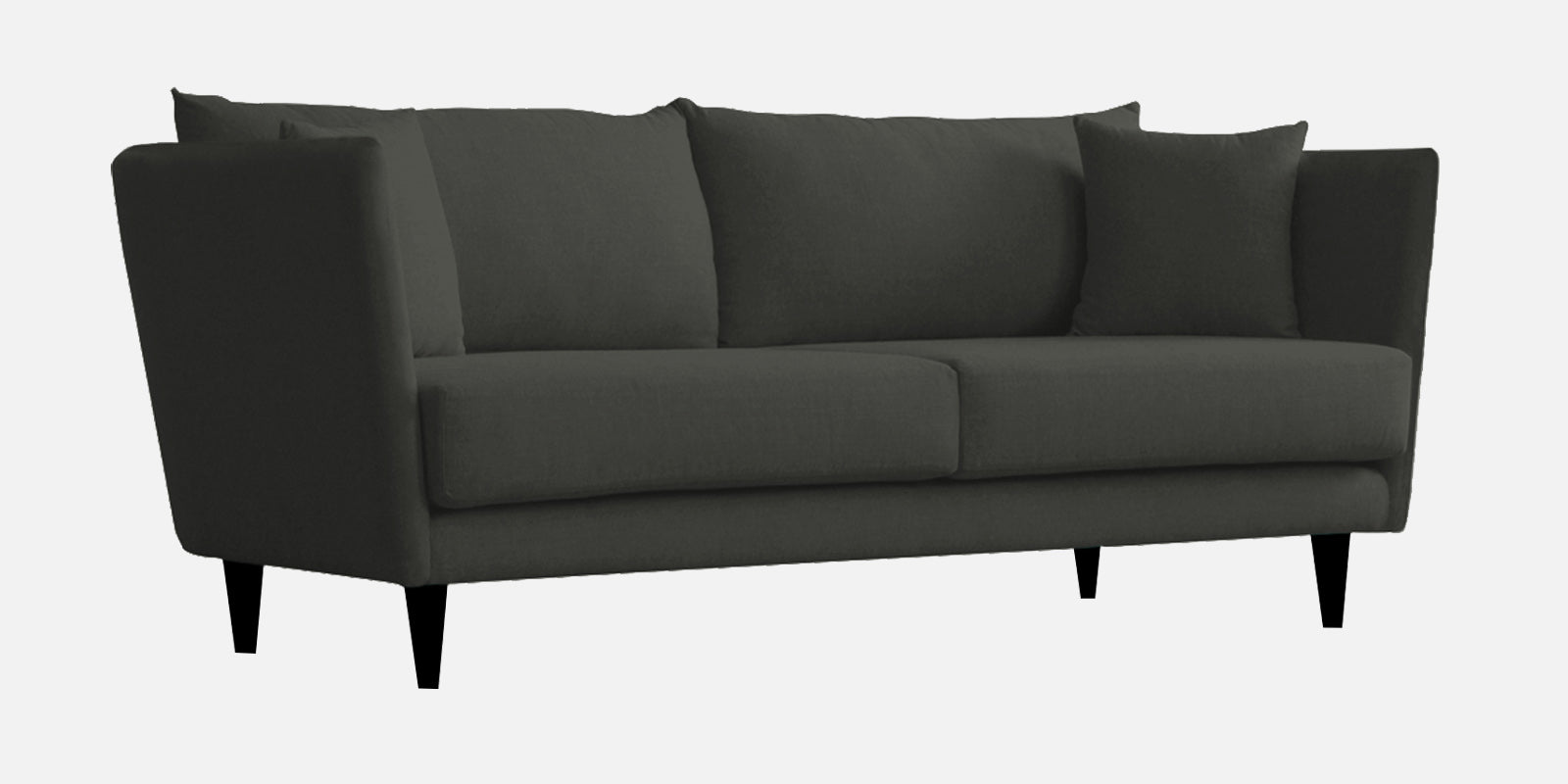 Norway Velvet 3 Seater Sofa In Hory Grey Colour - Febonic Living