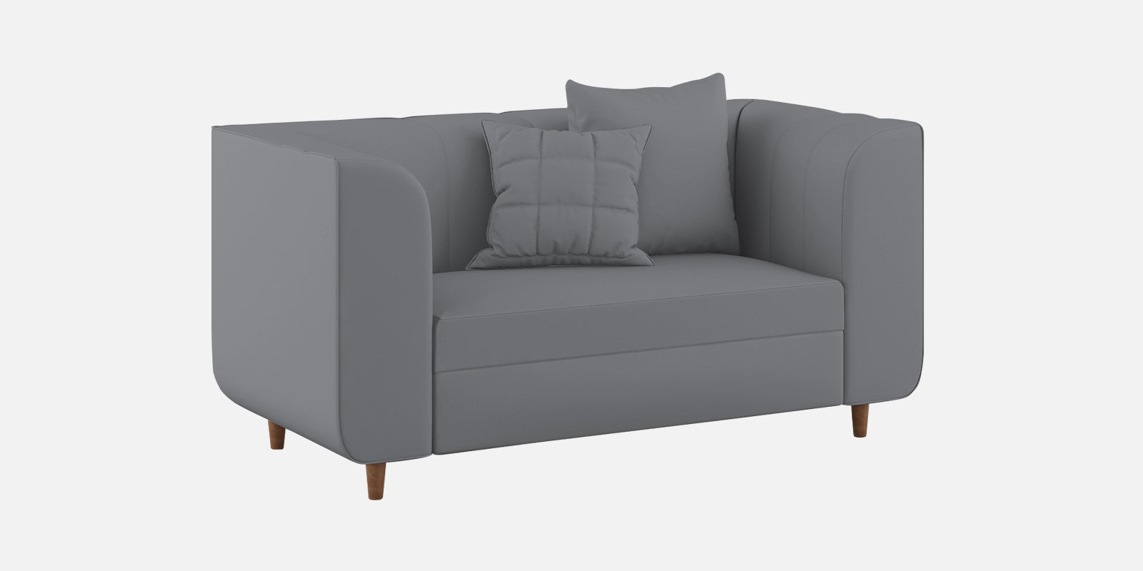 Sumo Velvet 2 Seater Sofa in Pubble Grey Colour