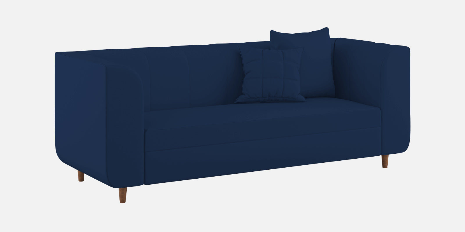 Sumo Velvet 3 Seater Sofa In Imperial Blue Colour - Febonic Living