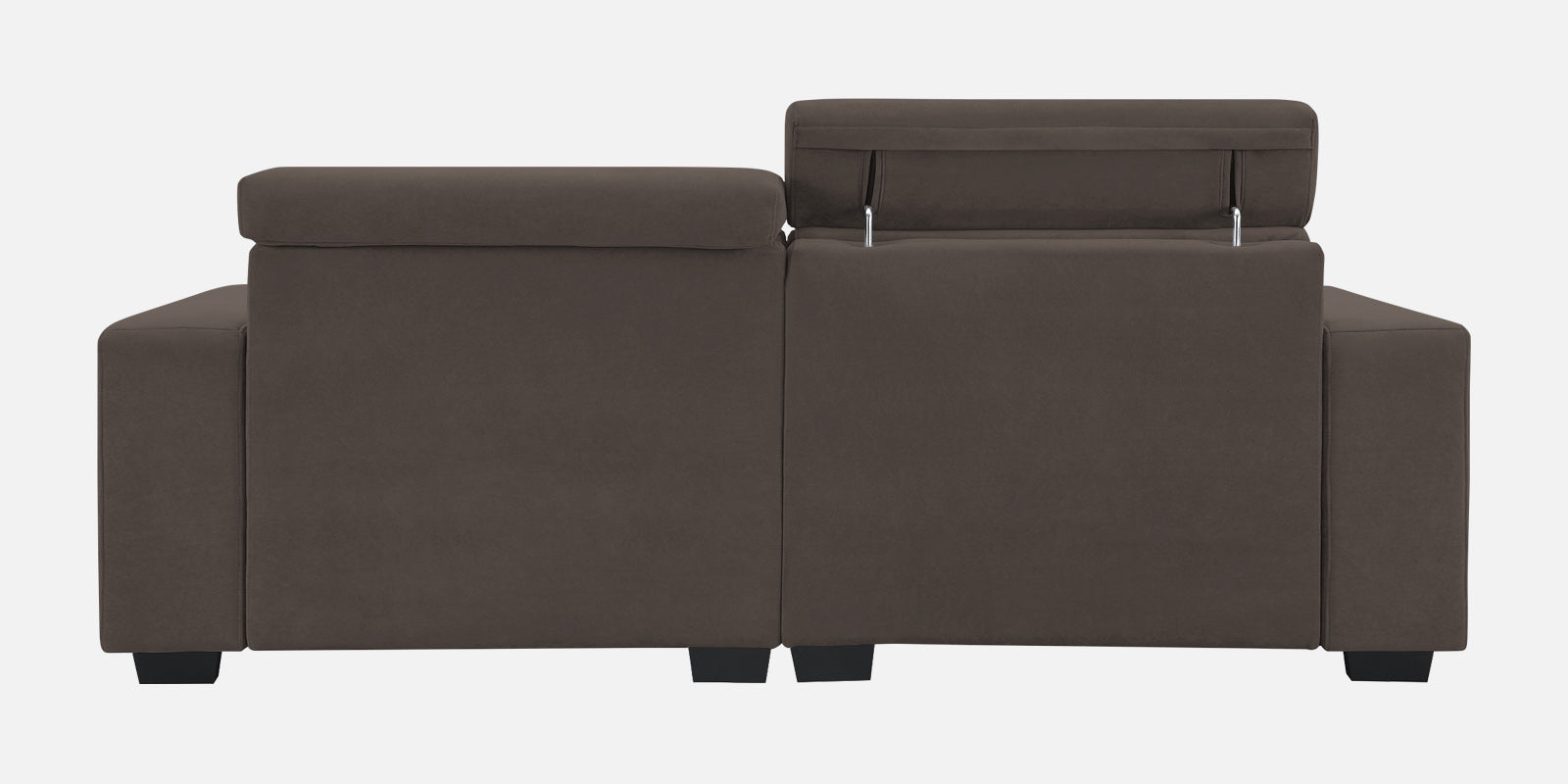 Hiro Fabric 2 Seater Sofa In Lito Brown Colour - Febonic Living
