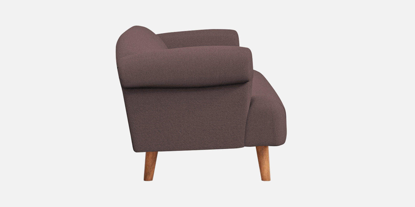 Barber Fabric 2 Seater Sofa In Night Brown Colour - Febonic Living