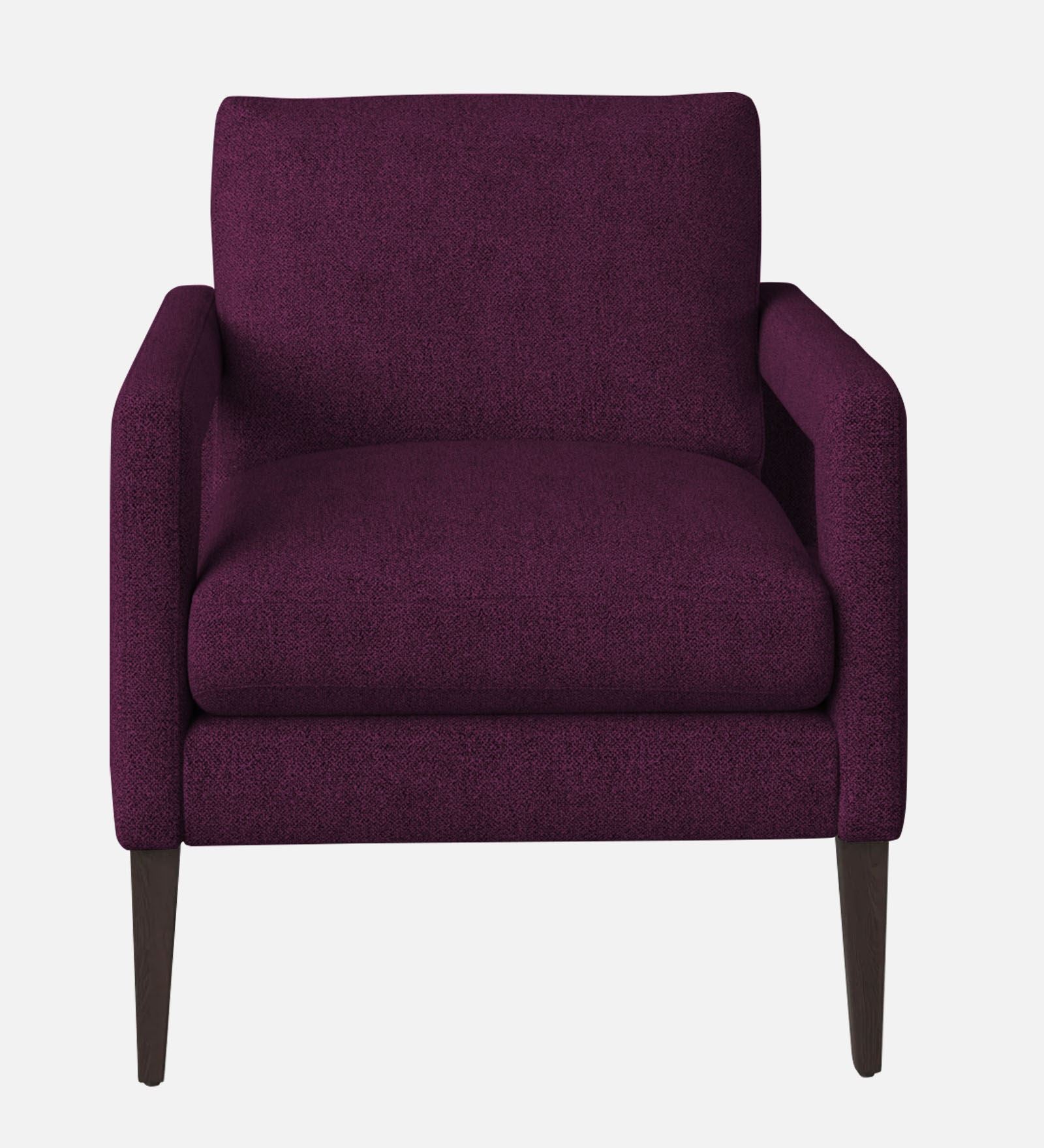 Olsen Fabric Arm Chair In Greek Purple Colour - Febonic Living