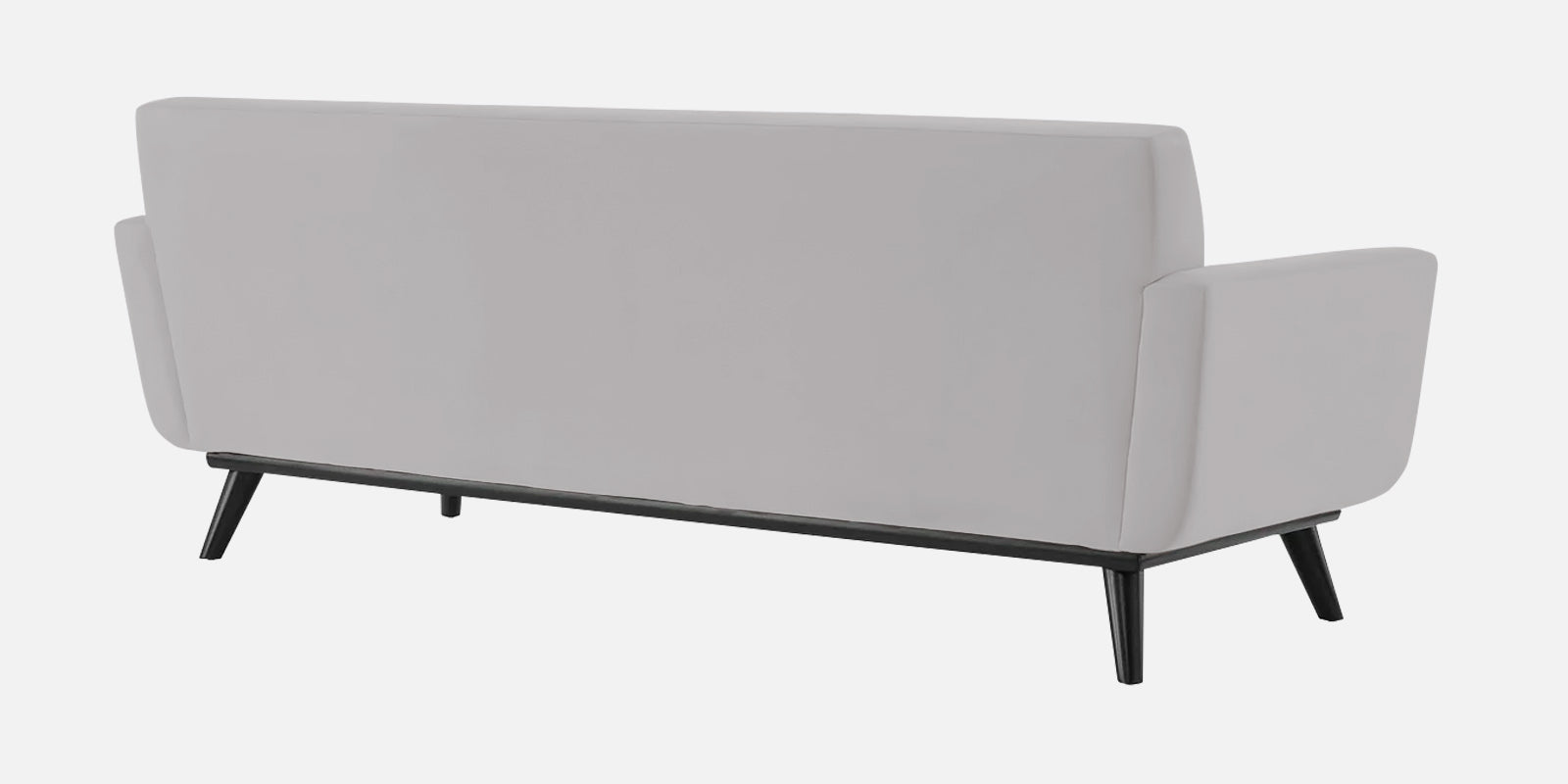 Tucker Velvet 3 Seater Sofa In Light Grey Colour - Febonic Living