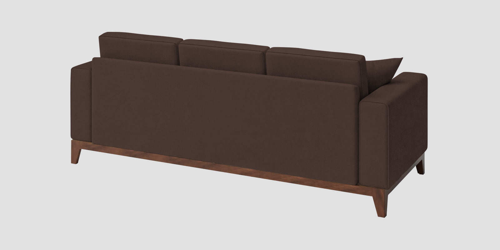 Luca Fabric 3 Seater Sofa In Caramel Brown Colour - Febonic Living