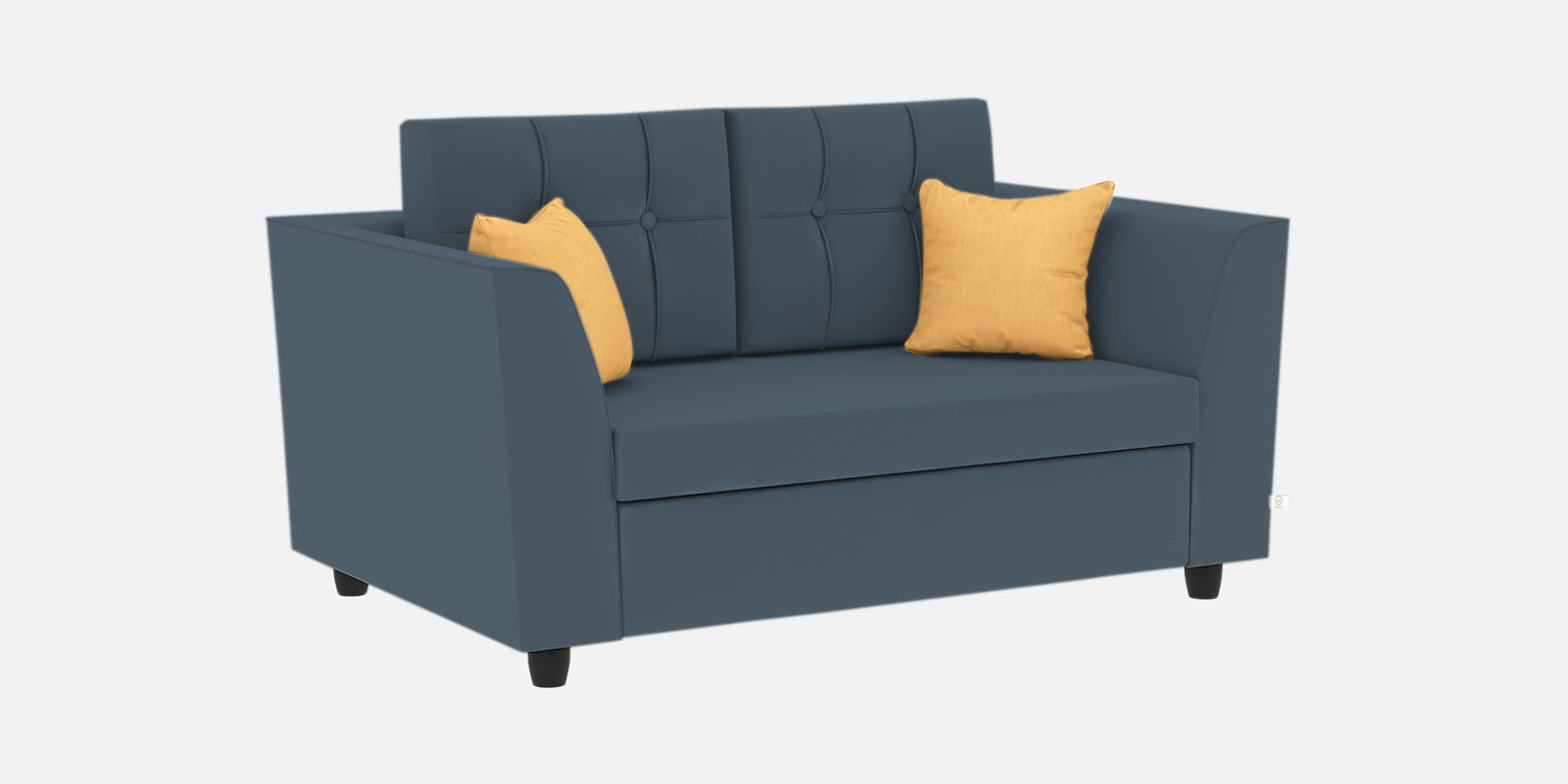 Nestin Velvet 2 Seater Sofa In Oxford Blue Colour - Febonic Living