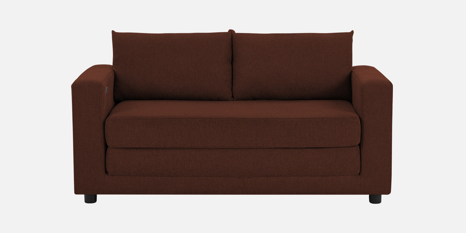 Roman Fabric 3 Seater Foldable Sofa Cum Bed In Coffee Brown Colour With USB Portable Type