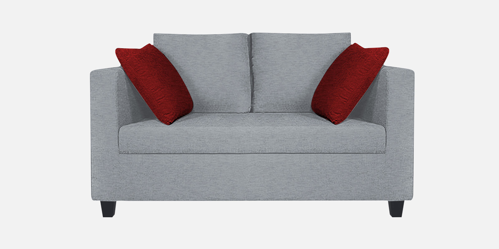 Nuska Fabric 2 Seater Sofa In Coin Grey Colour - Febonic Living