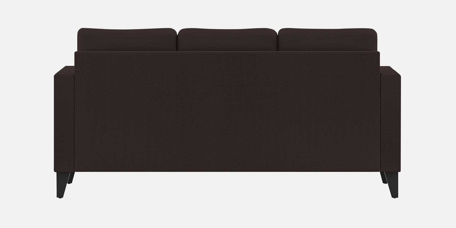 Nori Fabric 3 Seater Sofa In Dark Brown Colour - Febonic Living