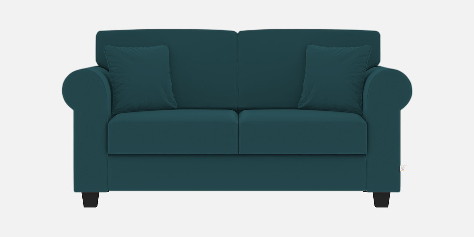 Numonk Velvet 2 Seater Sofa In Arabian Green Colour - Febonic Living