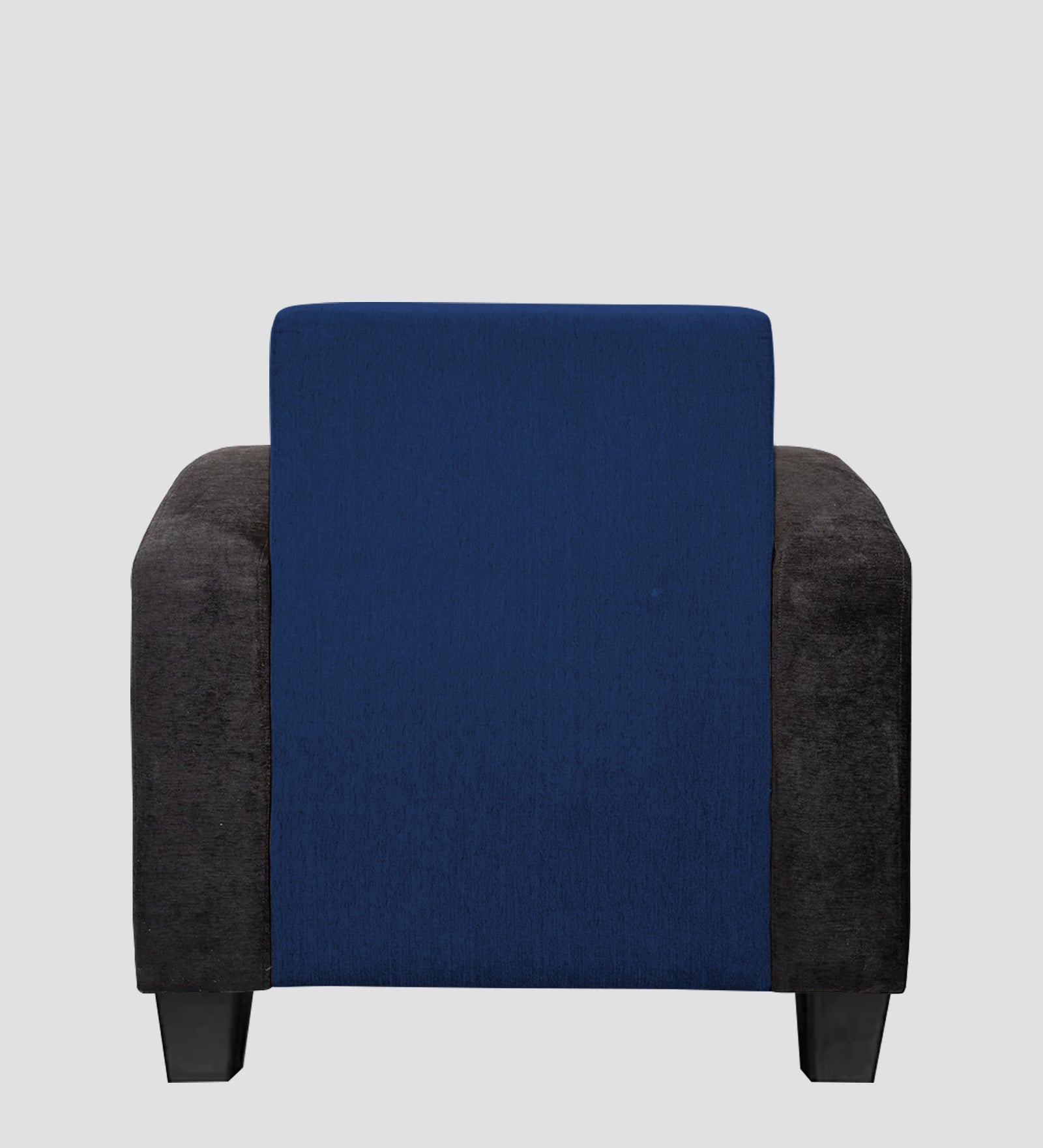 Alex Fabric 1 Seater Sofa In Royal Blue Colour - Febonic Living