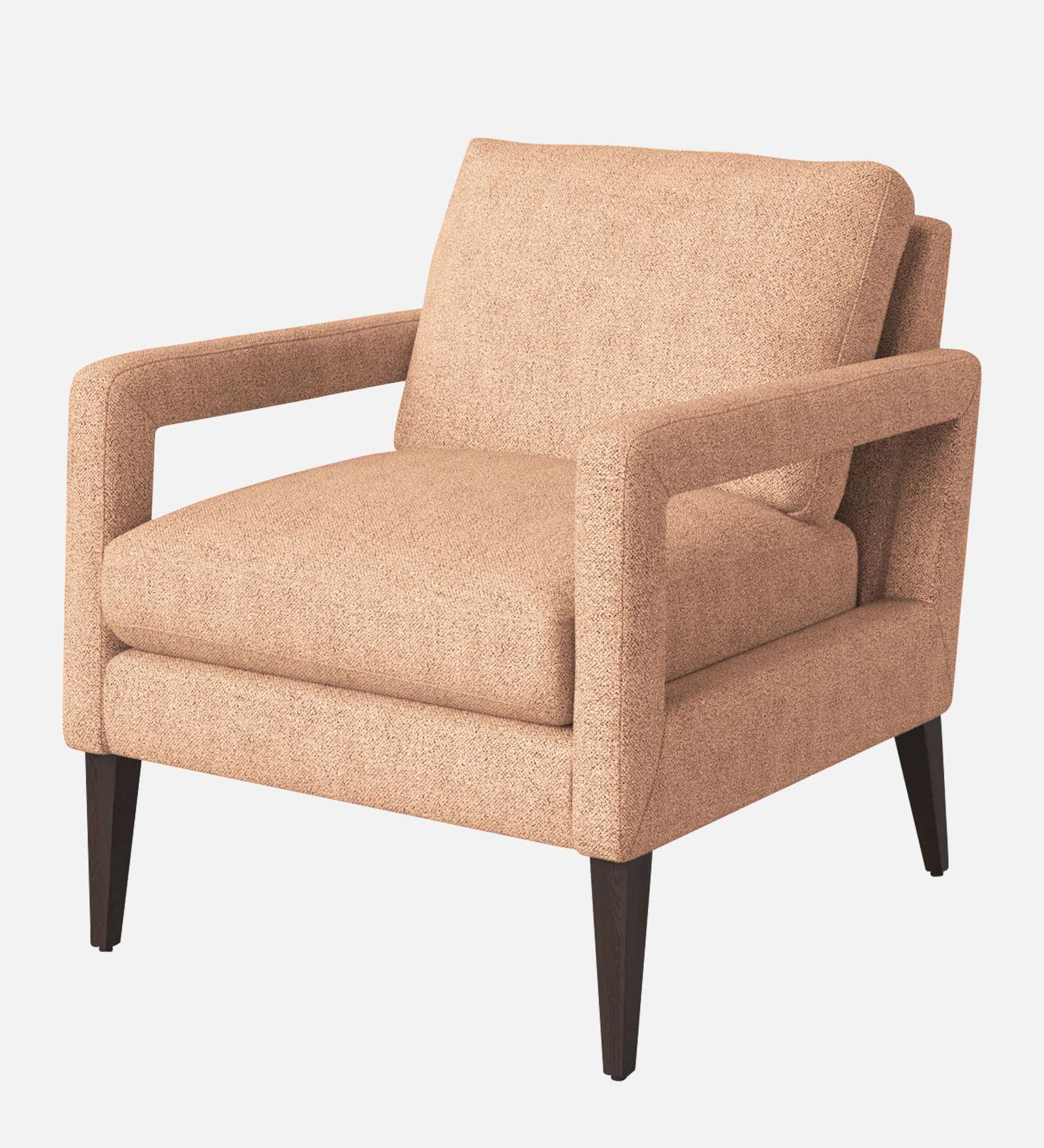 Olsen Fabric Arm Chair In cosmic-beige Colour - Febonic Living