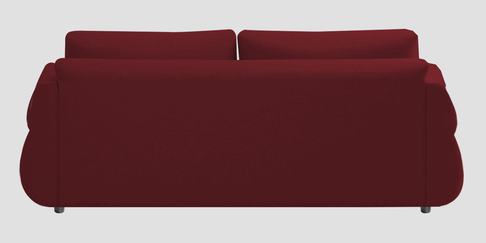 Jack Fabric 3 Seater Sofa In Blood Maroon Colour - Febonic Living