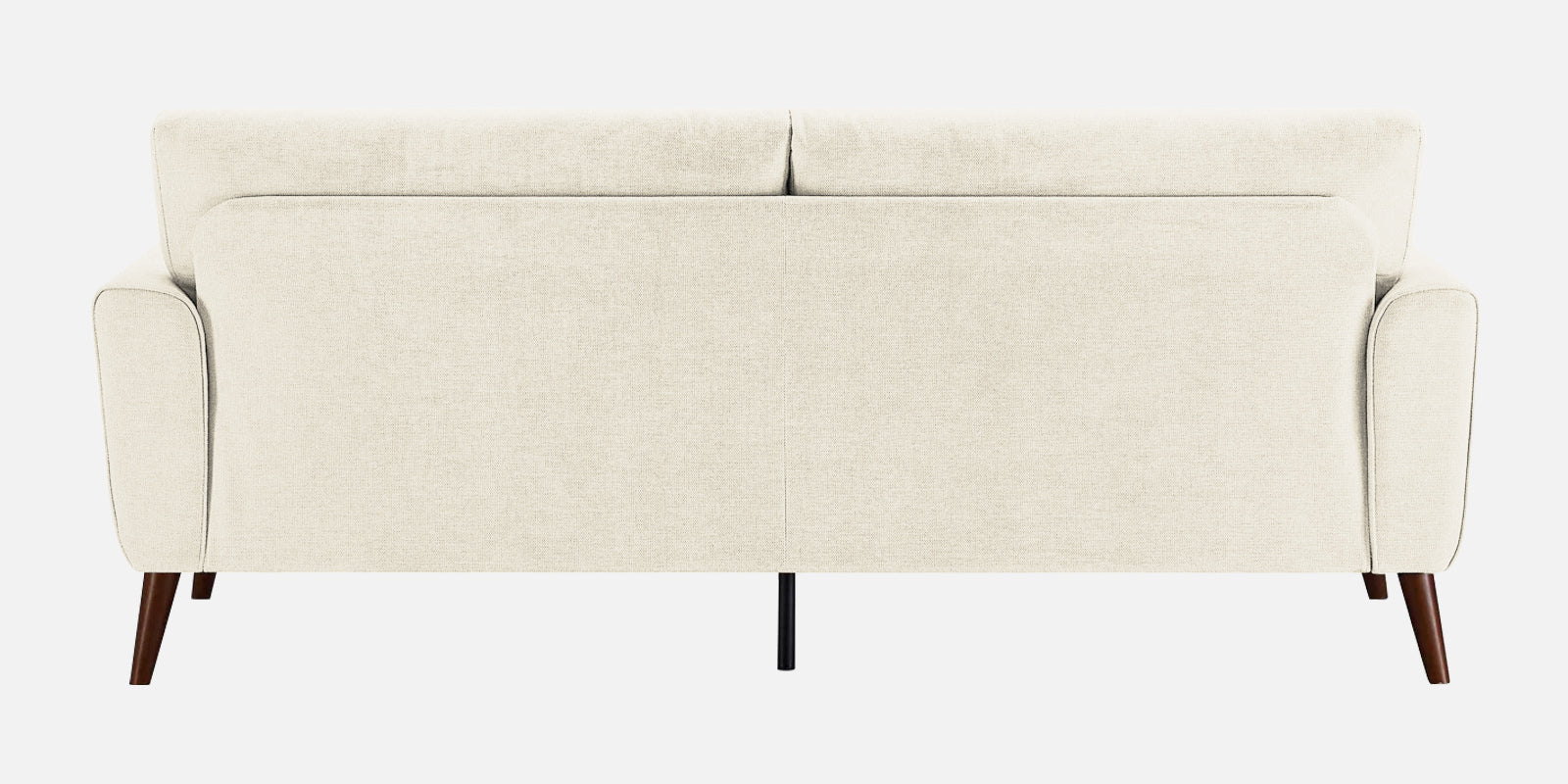 Castro Fabric 3 Seater Sofa In Ivory Cream Colour - Febonic Living