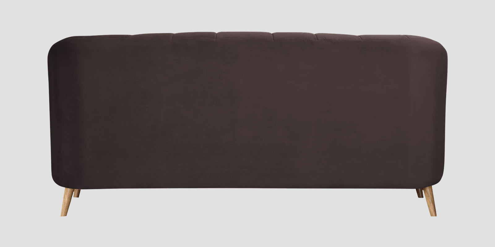 Kaylee Velvet 3 Seater Sofa In Mocha Brown Colour - Febonic Living