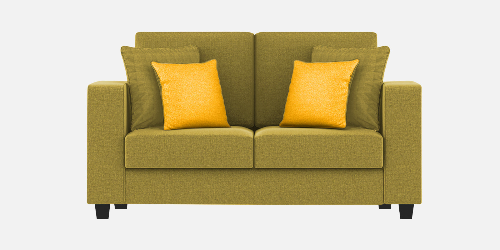 Nabi Fabric 2 Seater Sofa In Parrot Green Colour - Febonic Living