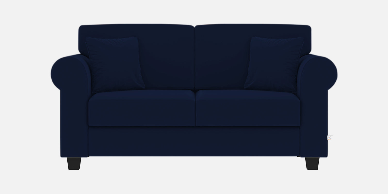 Numonk Velvet 2 Seater Sofa In Indigo Blue Colour