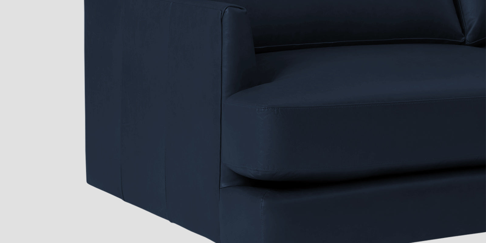 Sterio Leatherette 2 Seater Sofa In Berry Blue Colour - Febonic Living