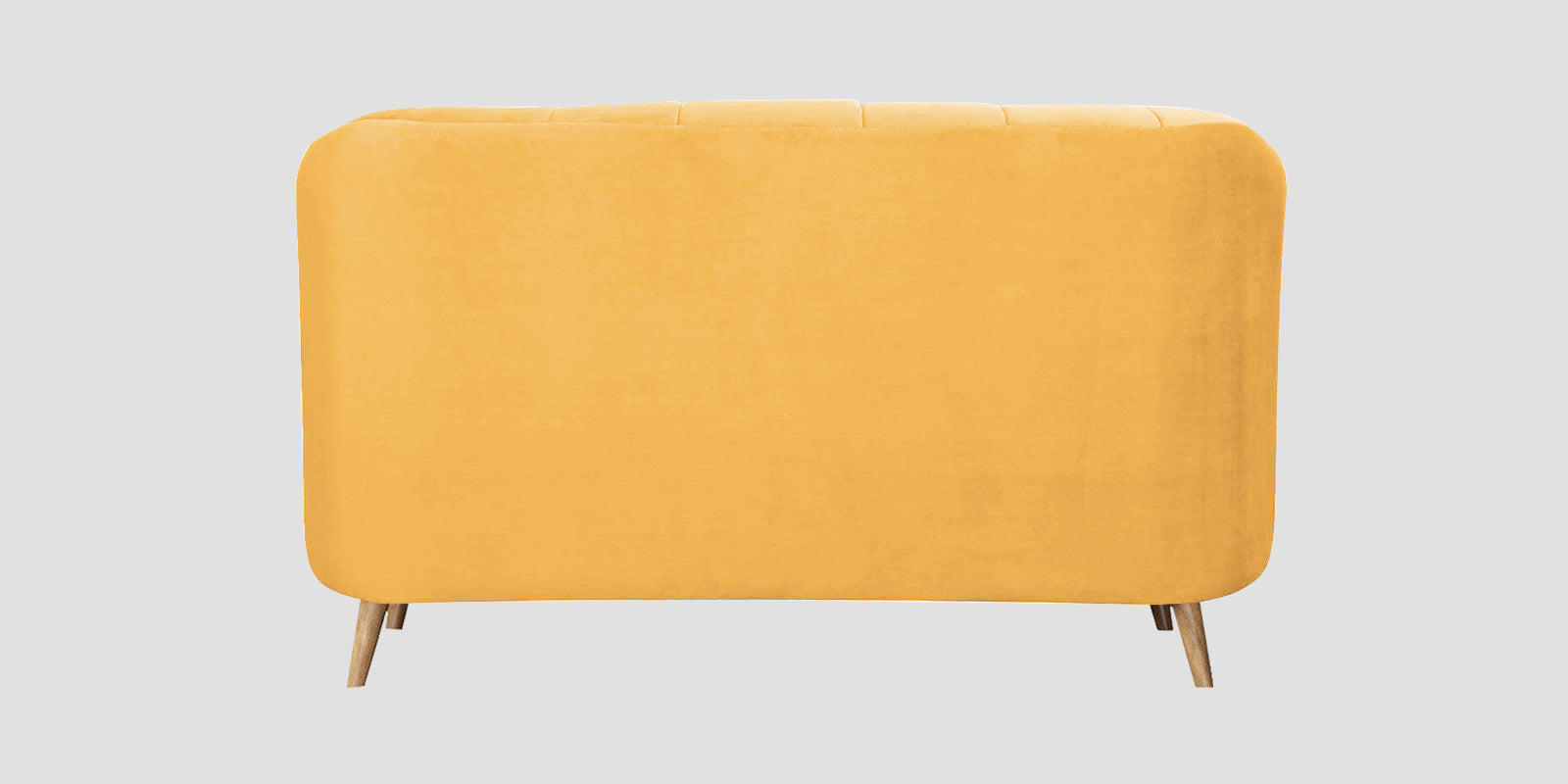 Kaylee Velvet 2 Seater Sofa In Turmeric yellow Colour - Febonic Living