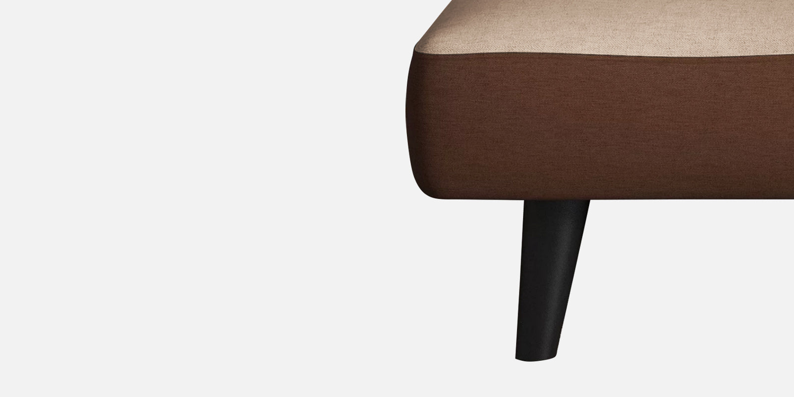 Vedan Fabric 3 Seater Convertible Sofa Cum Bed In Woom Beige Colour - Febonic Living