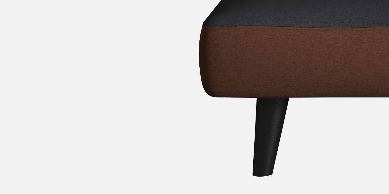 Vedan Fabric 3 Seater Convertible Sofa Cum Bed In Maba Grey Colour - Febonic Living