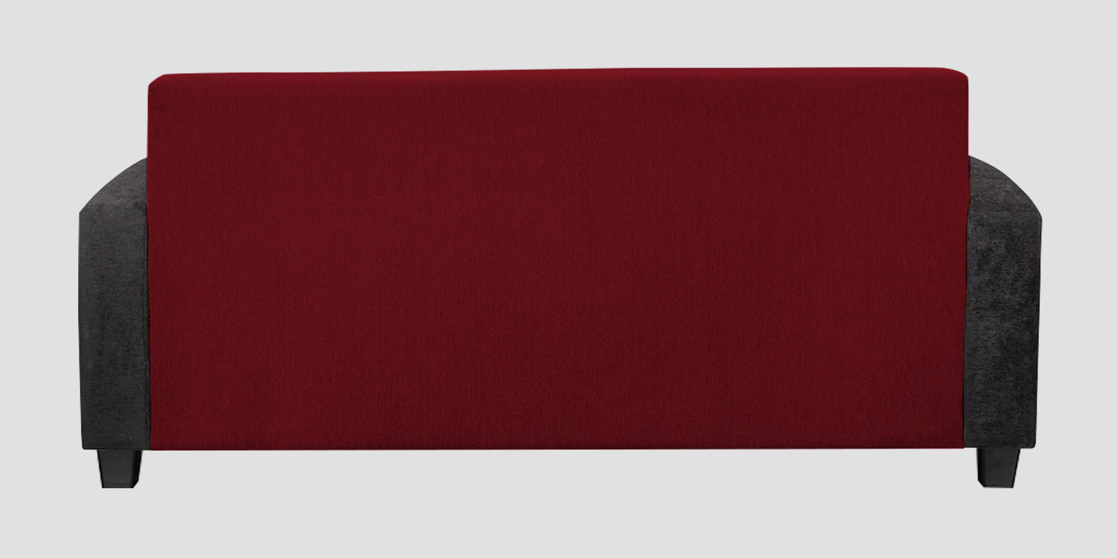 Alex Fabric 3 Seater Sofa In Ruby Red Colour