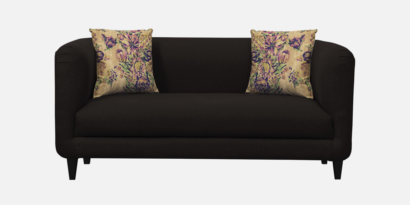 Niki Fabric 2 Seater Sofa In Cara Brown Colour - Febonic Living