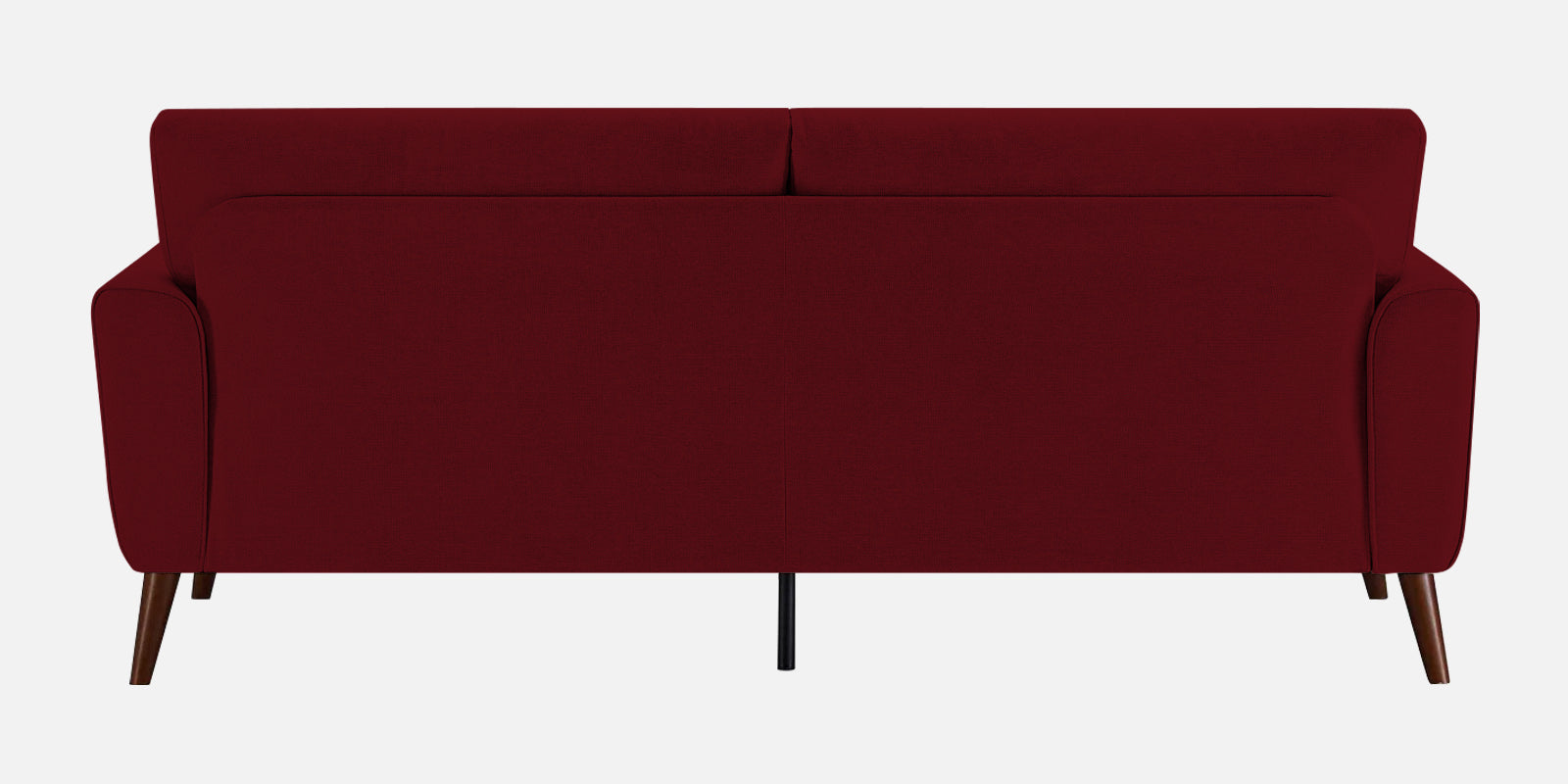 Castro Fabric 3 Seater Sofa In Ruby Red Colour - Febonic Living