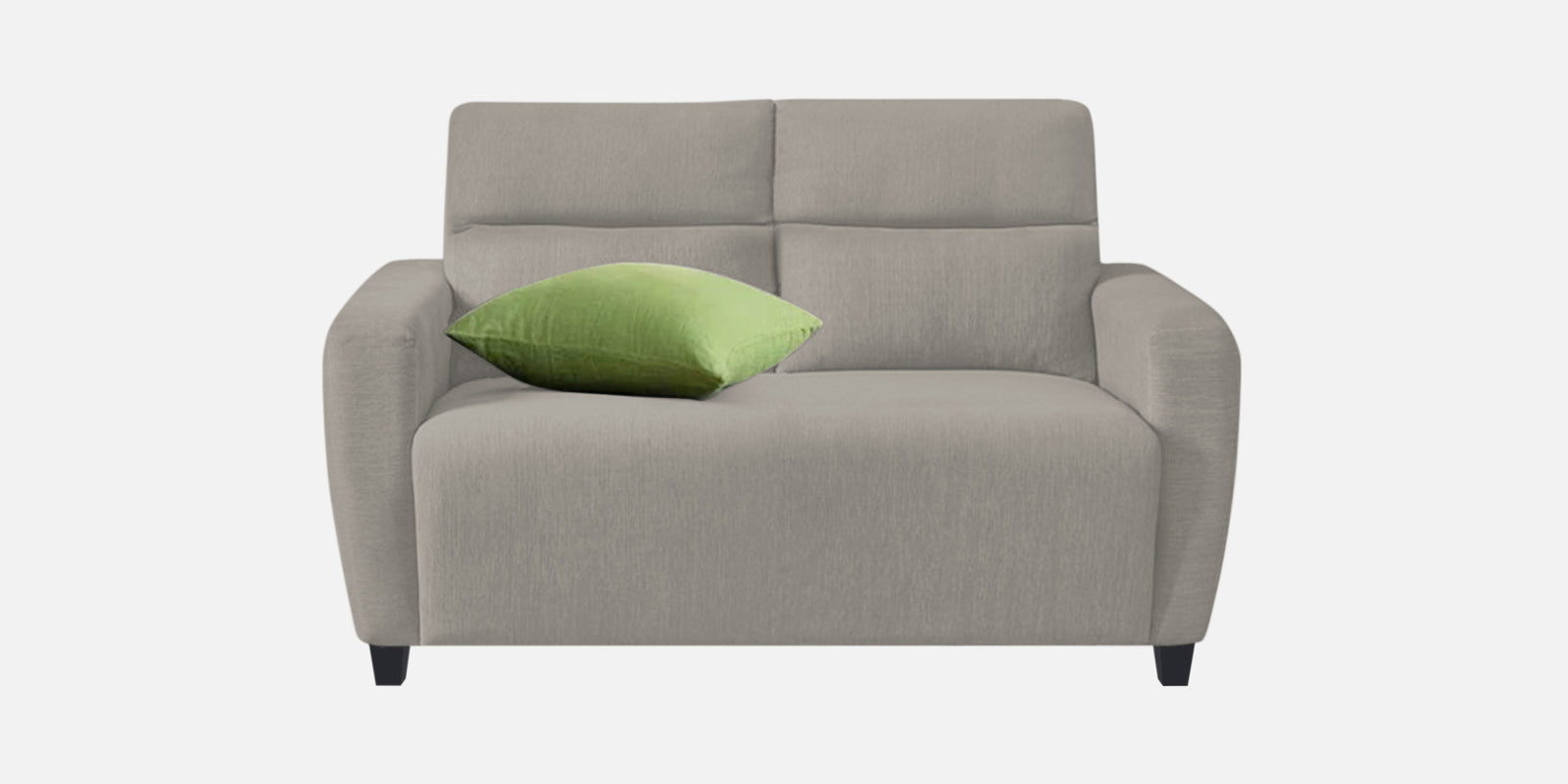 Bakadi Fabric 2 Seater Sofa In Ash Grey Colour - Febonic Living