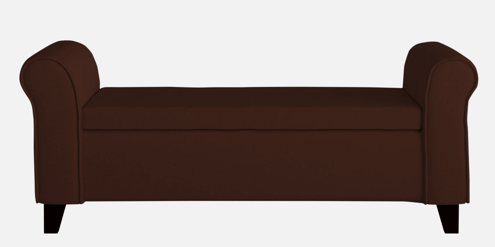 Molo Fabric 3 Seater Recamier In Coffee Brown Colour With Storage - Febonic Living