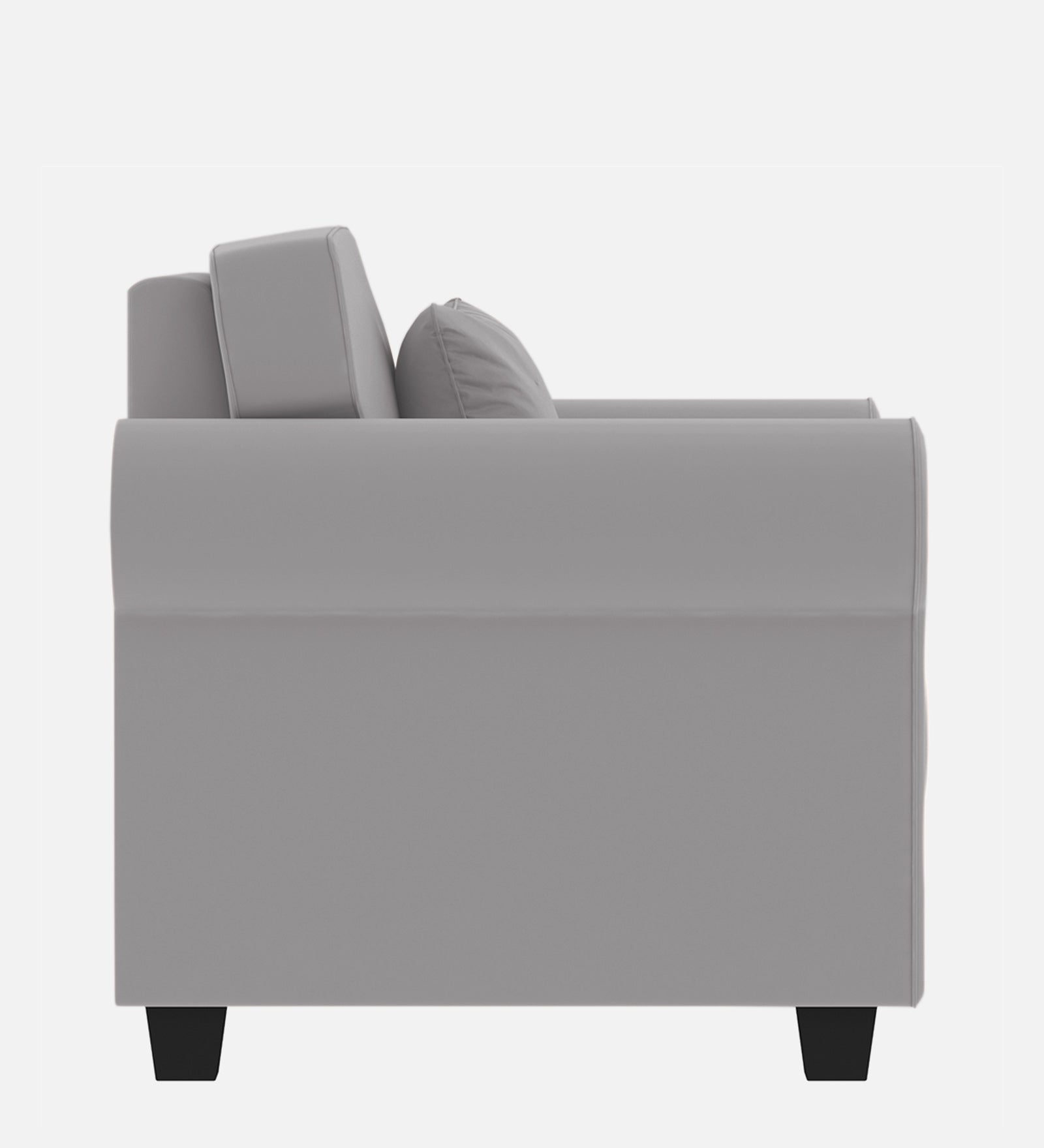 Numonk Velvet 1 Seater Sofa In Concrete grey Colour - Febonic Living