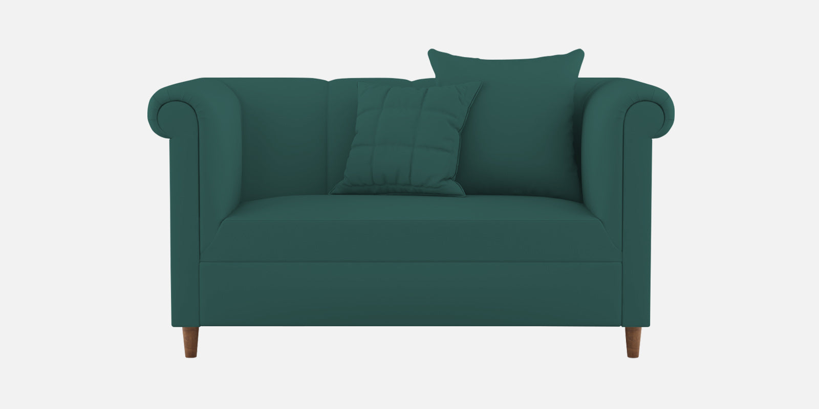 Rubi Velvet 2 Seater Sofa In Pine green Colour - Febonic Living