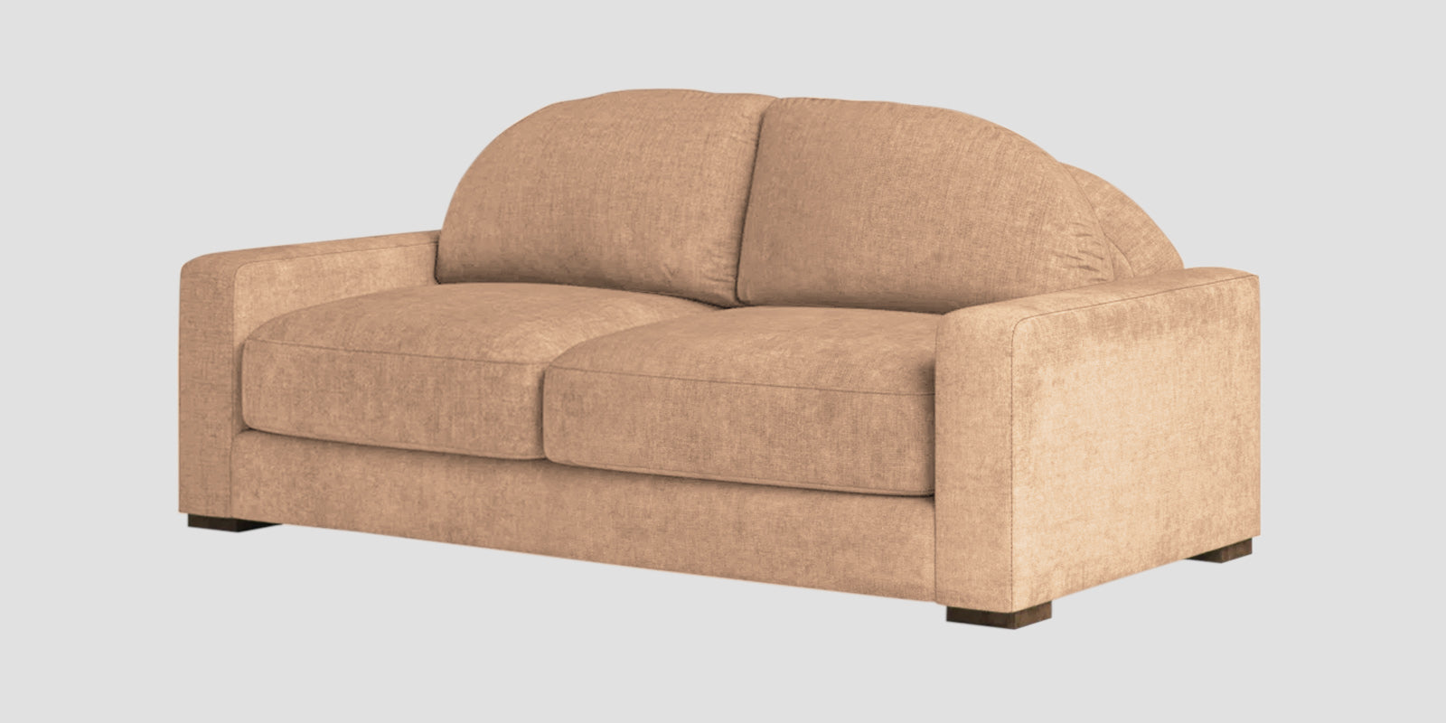 Dara Fabric 2 Seater Sofa In Cosmic Beige Colour - Febonic Living